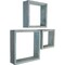 Ekena Millwork Square, Open Back, Vintage Farmhouse Shadow Box Shelves, Barnwood Decor Collection, PK3 DECR15SBSQOBBU - alternate 2